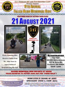 9th Annual Fallen Hero Memorial Ride / Vetfest 2021