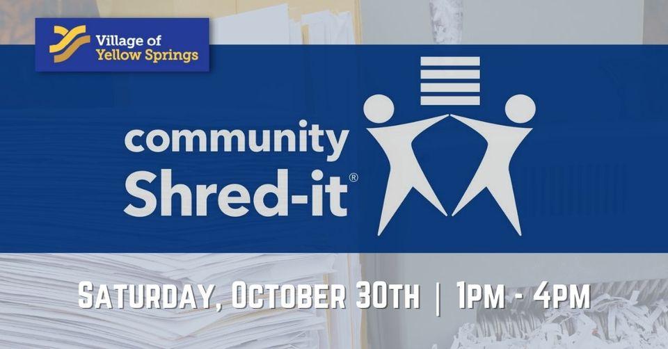 Community Shred-it Event