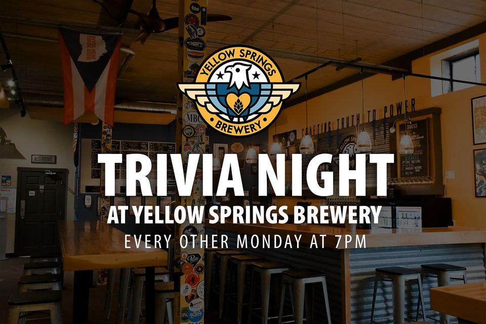 Trivia Night at Yellow Springs Brewery