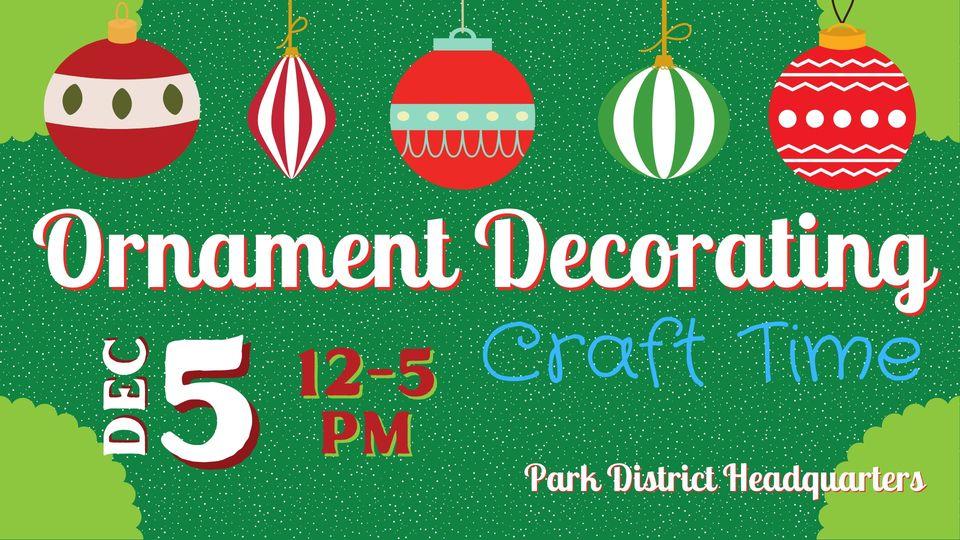Ornament Decorating Craft Time