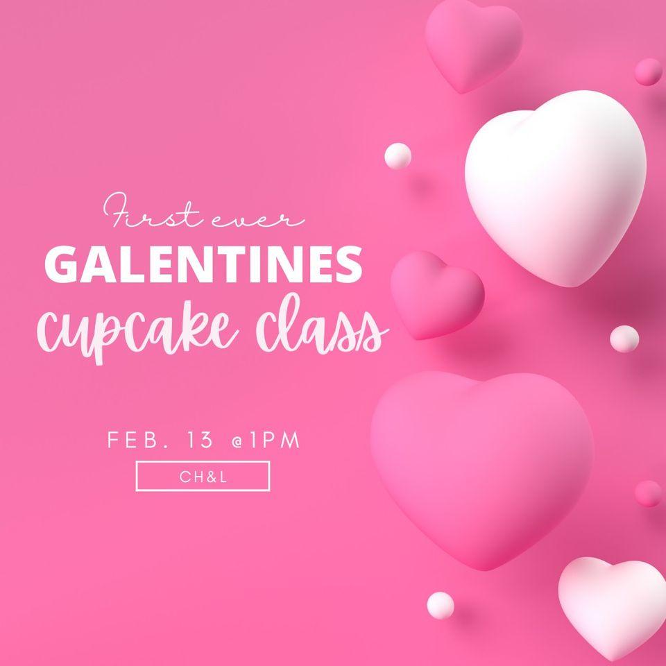 Galentines Cupcake Class Event