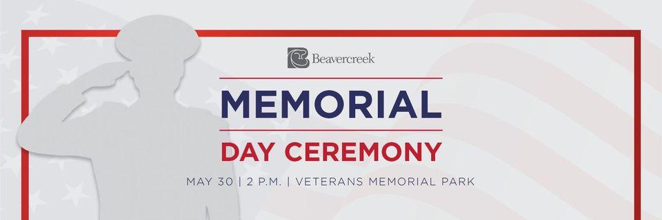 City of Beavercreek Memorial Day Ceremony