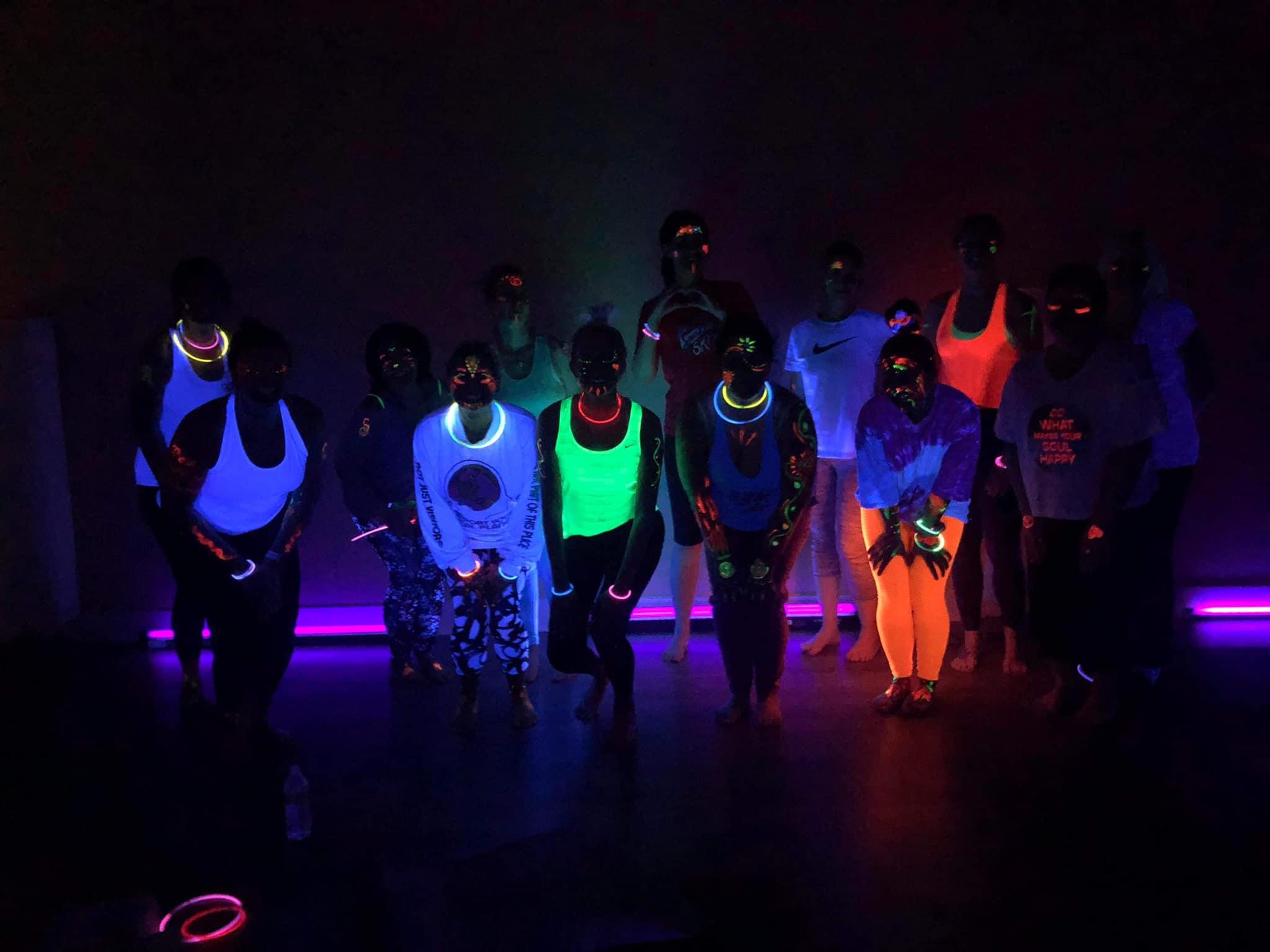 80's Glowga: Glow in the Dark Yoga