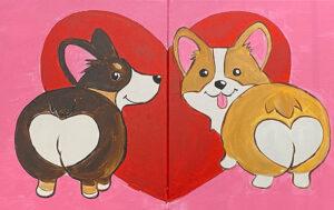 Couple's Corgi