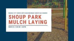 Mulch Cleanup at Shoup Park
