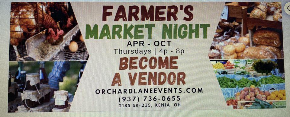 Orchard Lane Events Farmer’s Market Night