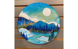 Blue Mountains on Wood