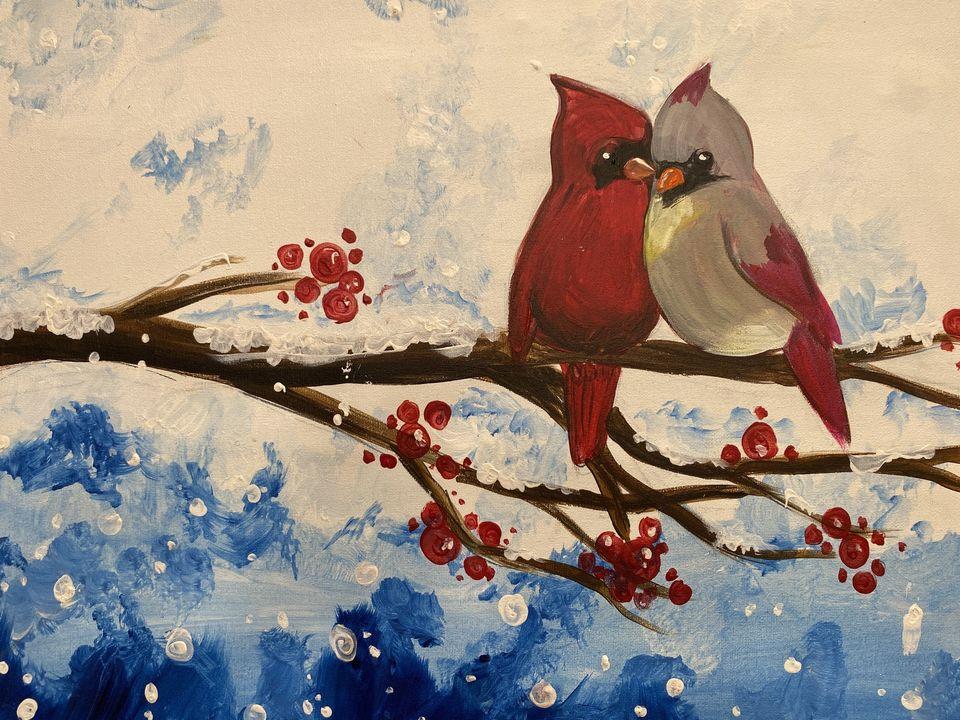Cuddling Cardinals