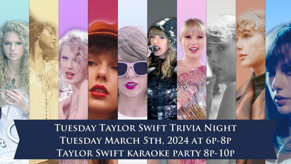 Taylor Swift Trivia and Karaoke Night!