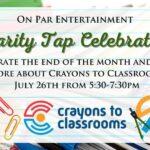 July Charity Tap Crayons to Classrooms