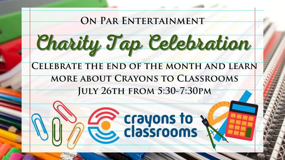 July Charity Tap Crayons to Classrooms